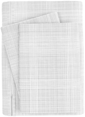 Merit Linens Patterned Soft Duvet Cover Bed Set - Modern Elegance