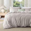 Bedsure Duvet Cover King Size, Soft Double Brushed Bedding Set, 3Pcs