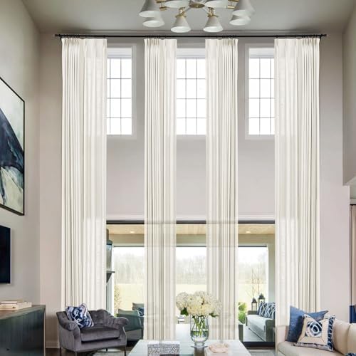 Frelement 120 Inches Extra Long Room Darkening Curtains for High