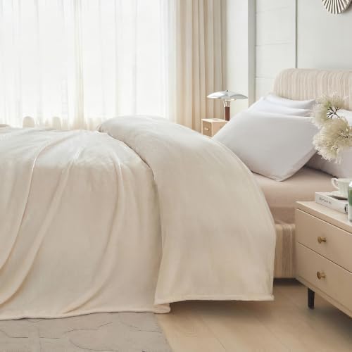 COOVA Fleece King Size Blankets for Bed 90x102 Inches, Ultra Soft Cozy
