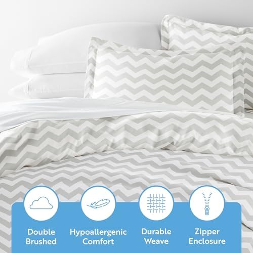 Linen Market Ultra Soft Arrow Patterned 3 Piece Duvet Cover Set