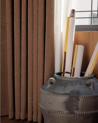 Bedroom Blackout Curtains 84 Inch Length 2 Panels Set, Darkening Room