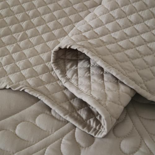 Cmfshape Oversize King Bedspread 128"x120",3 Piece California King