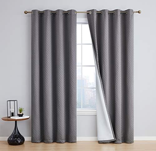 HLC.ME Siena Decorative 100% Full Blackout Thermal Insulated Window