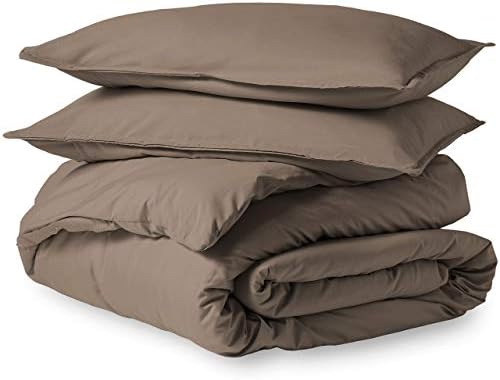 Taupe Queen/Full Size Duvet Cover Set,100% Natural Cotton 600 TC 5