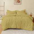 Queen/Full (88x92) Size Plain Duvet Cover Set 800 Thread Count with