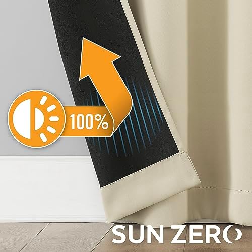 Sun Zero Nordic 2-Pack Theater Grade Noise Reducing Extreme 100%