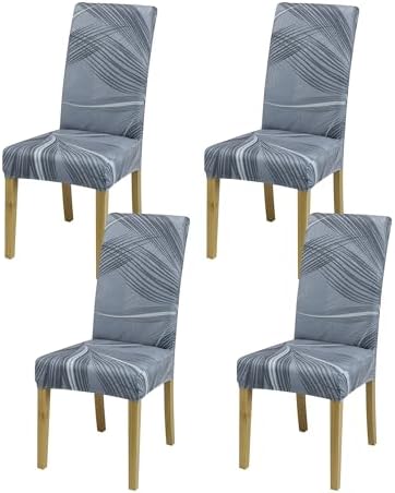 Dining Chair Covers, Dining Room Chair Cover Set of 4