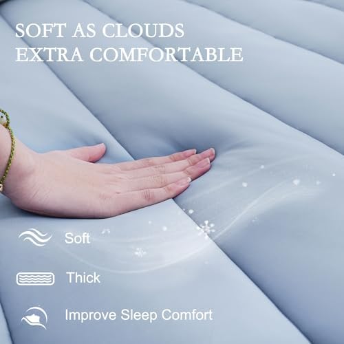 YOUR MOON Queen Size Cooling Mattress Topper, Cool Mattress Pad for