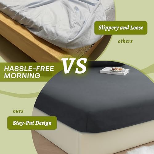 Egyptian Cotton Sheet Set 4 Piece Bed Sheet with 16'' Deep Pocket 400