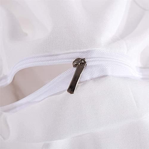 Queen/Full (88x92) Size Plain Duvet Cover Set 800 Thread Count with
