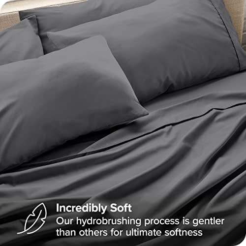 100% Egyptian 6 Piece King Bed Sheets Sets Flat Sheet Fitted Sheet