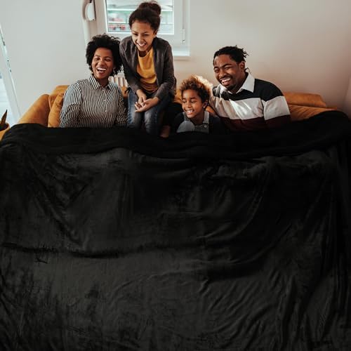Bedsure GentleSoft Sherpa Fleece Oversized Cal King Blankets for Bed