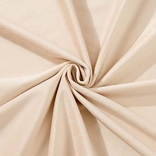 Velvet Heavyweight Rod Pocket Window Curtains, Set of 2 (52" Wx108 L)