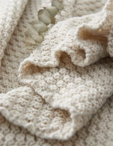 Icegrey Throw Blanket with Tassels Fringe Sofa Couch Decorative