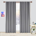 100% Polyester Room Darkening Back Tab Curtains and Drapes for Bedroom
