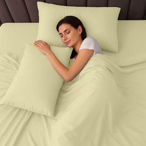 LUX Décor Full Sheet Set - 4 Piece Ultra-Soft Microfiber Bed Sheets