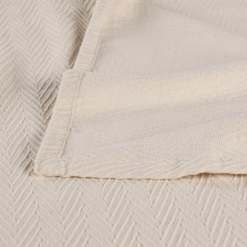 Superior Metro All-Season Cotton Blanket, Woven Blanket for Couch
