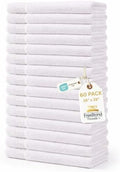 Threads+ 60-Pack 100% Cotton Hand Towels – Super Soft & Absorbent