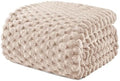 Exclusivo Mezcla 3D Fleece Queen Size Blanket for Bed, Camel