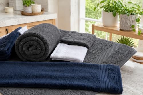 Luxury Turkish Washcloths, Set of 8, 100% Cotton