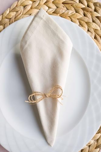 Linen Table Runner Set of 12 - Rectangular Dining Table Decor for