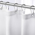 NEATERIZE Shower Curtain White - Hotel Style Shower Curtains for