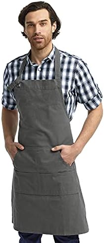 Artisan Calibre Heavy Cotton Canvas Pocket Apron OS Dark Grey