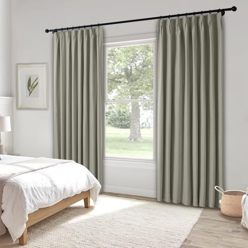 Frelement 52" W x 120" L Extra Long Living Room Curtains 2 Panels Set