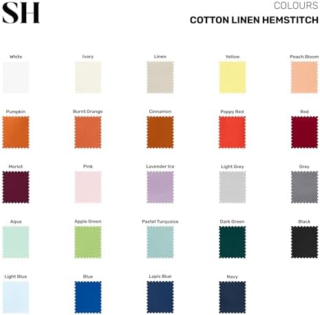 Solino Home Cotton Linen Rectangular Tablecloth Lavender Woven, 58 x