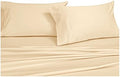 Royal Hotel 300 Thread Count Cotton Sheets Set, Split King, Ivory