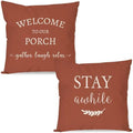 PANDICORN Outdoor Decorative Throw Pillow Covers 18x18 Inch Set of 2
