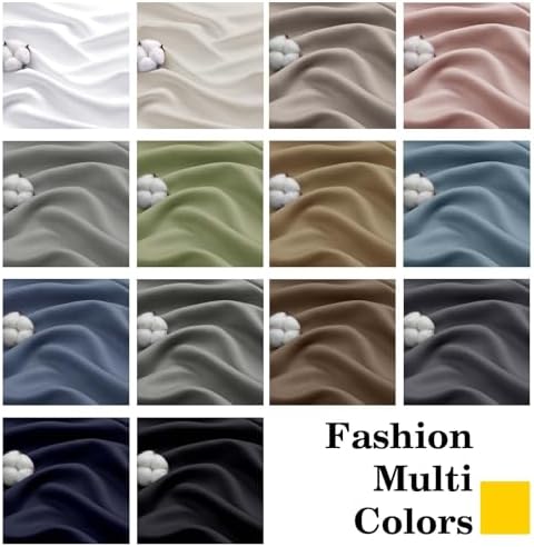 Extra Long Stone Blackout Curtains for Bedroom Living Room 120 Inches