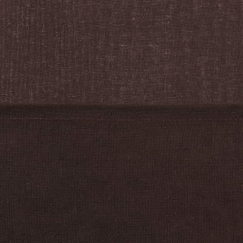 DWCN Brown Sheer Curtains 72 Inch Long for Living Room Rod Pocket 2
