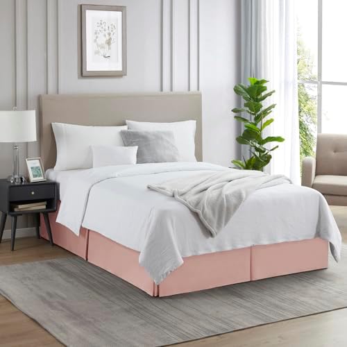 Nestl Taupe Bed Skirt Queen Size - Queen Bed Skirt 14 Inch Drop