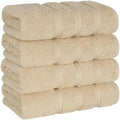 Modern Thick Plush Zero Twist Turkish 100% Cotton Bath Hand Towels Set