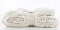 long rich Longrich Embossed Faux-Fur Reversible Sherpa, Ivory throw