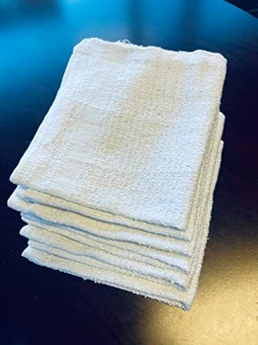 600 Pieces New White COMMERICAL Towels WASH Cloth 12X12 inches 12OZ/DZ
