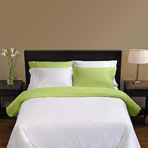 Duvet Cover 100% Cotton 400 TC Reversible Duvet Cover Set, Zipper
