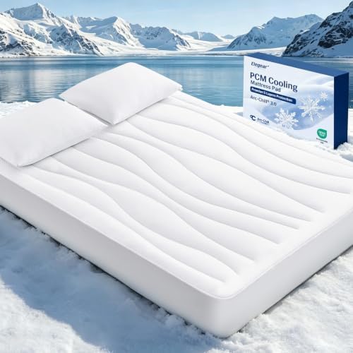 Elegear Cooling Mattress Pad Queen for Hot Sleepers with Arc-Chill®