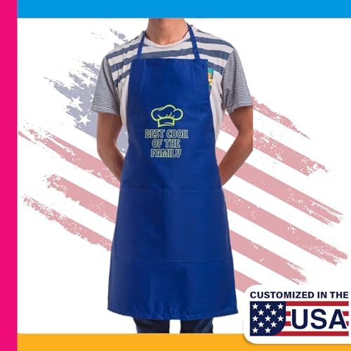 USMG Custom Full-Color Big Accessories Apron with Pockets for Business