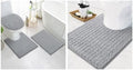 Arotive Chenille Bath Rugs Bundle - 4 Pcs Set: 2 Shaggy Soft Chenille