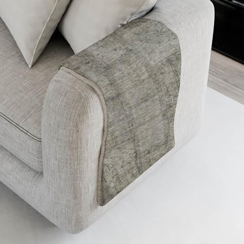 Addison Rugs ASB685 Taupe 50" x 70" Oversized Sherpa Throw Blanket