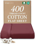Cotton Flat Sheet Queen Size - Top Flat Bed Sheet Only - Queen