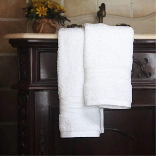 Lightwind 6 Pack Premium 100% Cotton Hand Towels, Absorbent Bathroom