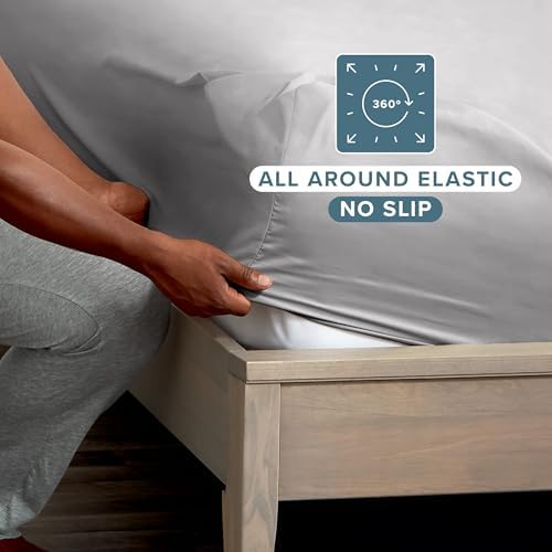 Bare Home 5-Pack Fitted Bottom Ultra-Soft Sheets King - Premium 1800