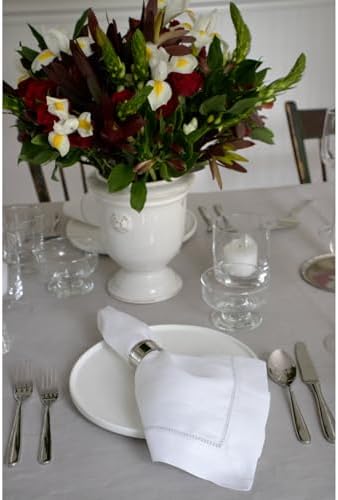 Huddleson Silver Grey Square Linen Tablecloth 72x72 Square Table Cloth