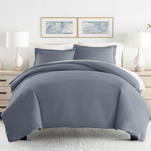 Linen Market Duvet Cover King (Light Gray) - Experience Hotel-Like