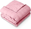 Bare Home Cotton Weighted Blanket (Light Pink, 40"x60" 10lbs)