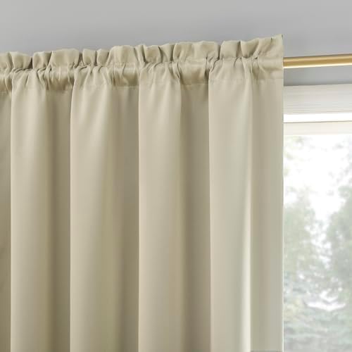 Sun Zero Oslo Theater Grade Extreme 100% Blackout Rod Pocket Curtain